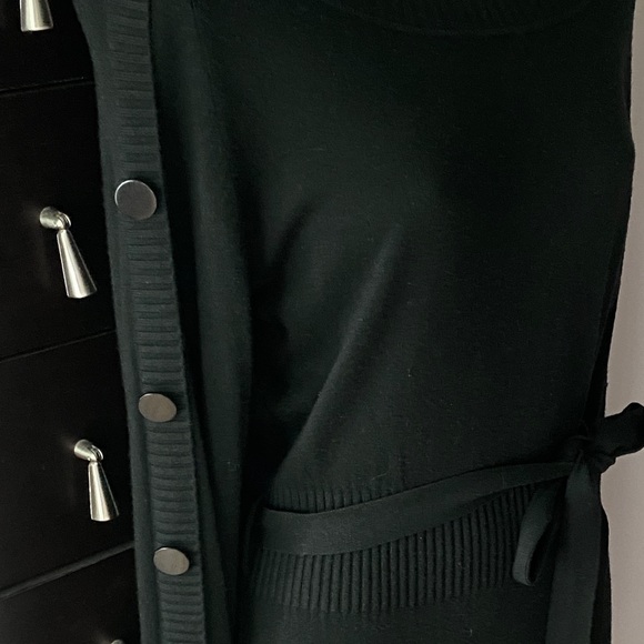 Lapis Stretchy Soft Sweater Dress Great Detail EUC - Picture 6 of 7